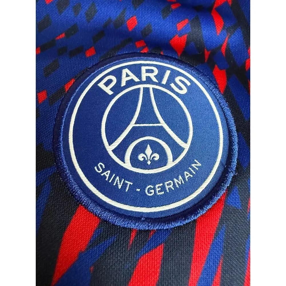 PSG Jersey Youth XL Red Blue Striped Nike Soccer Shirt Paris Saint Germain